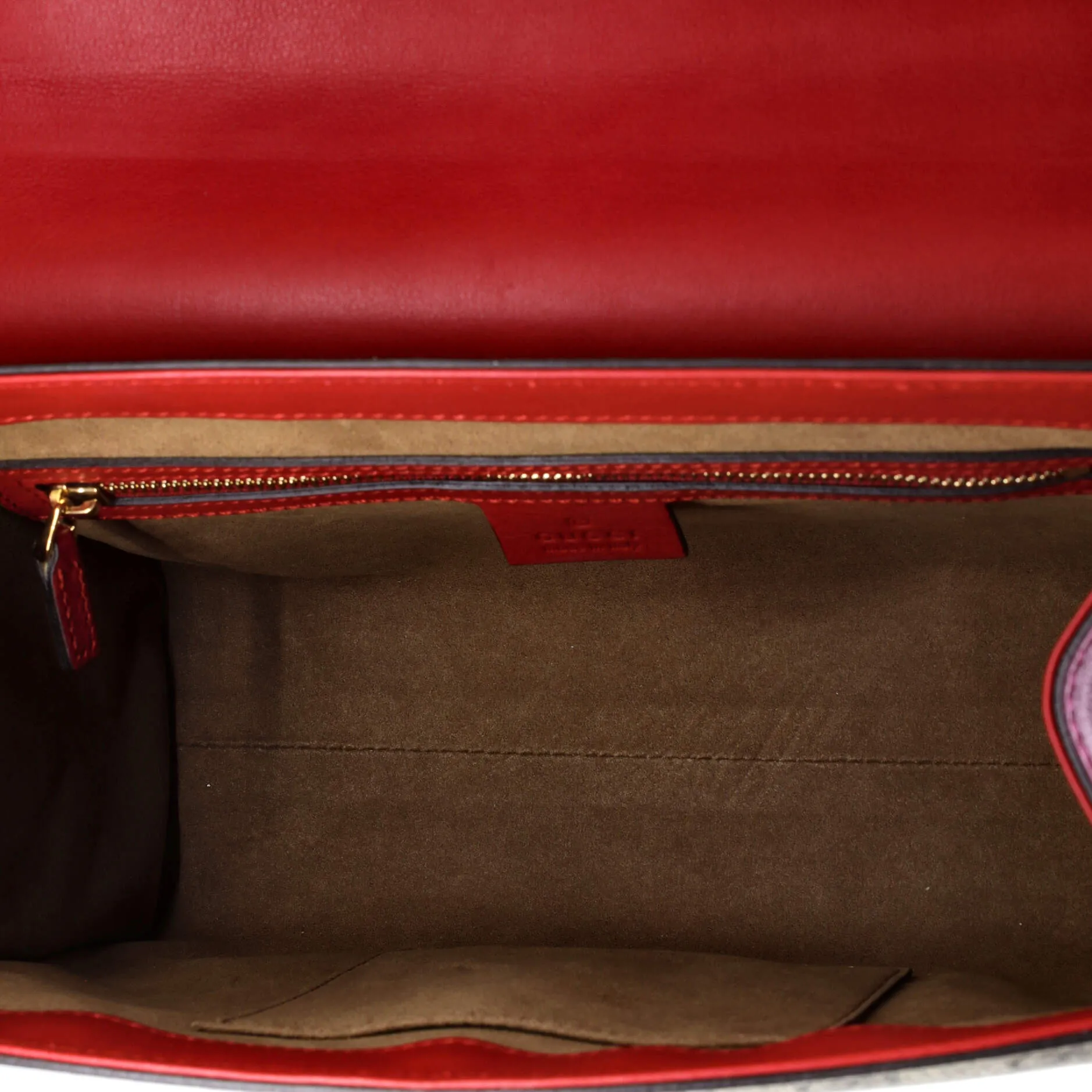 Gucci Padlock Top Handle Bag Gg Coated