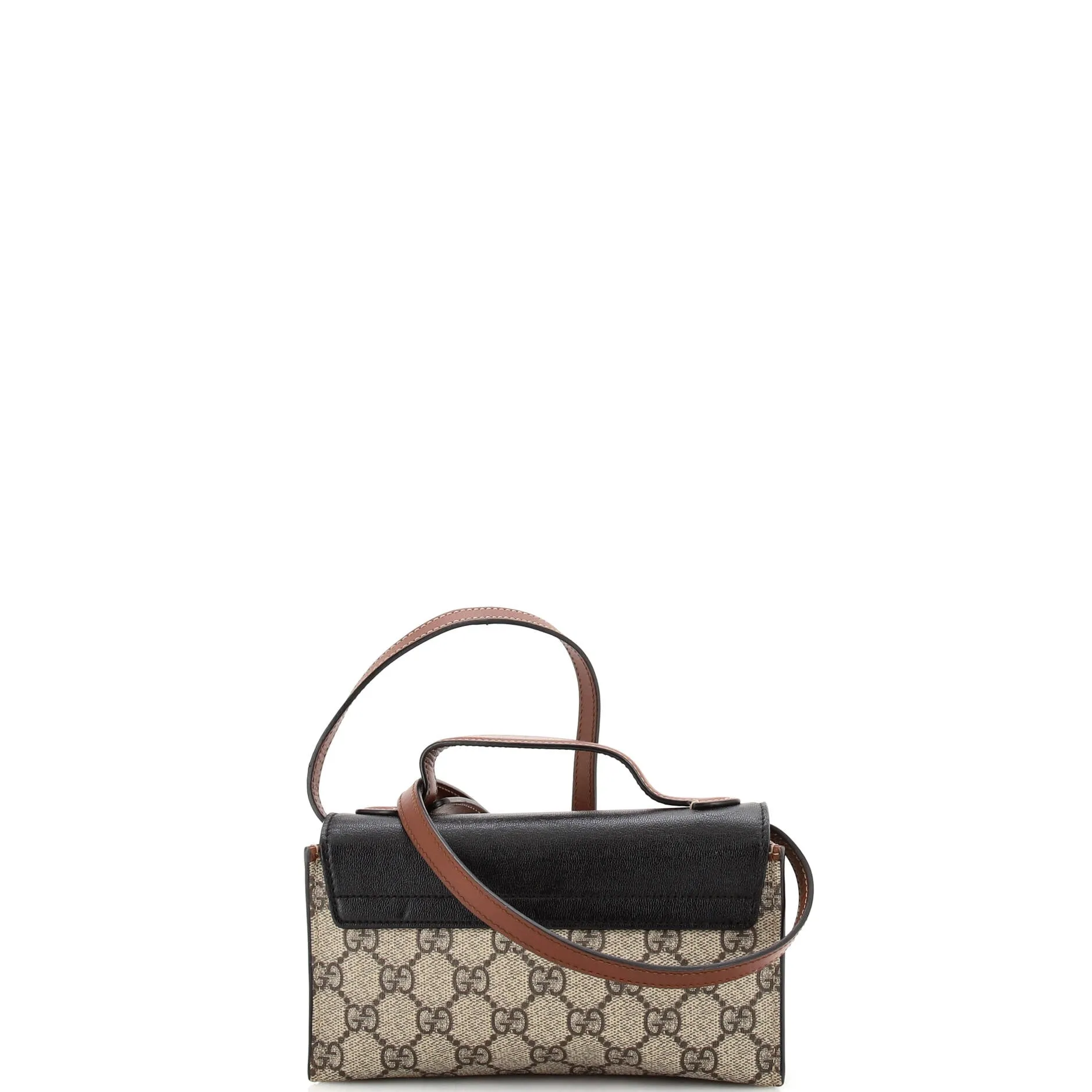 Gucci Padlock Top Handle Bag Gg Coated
