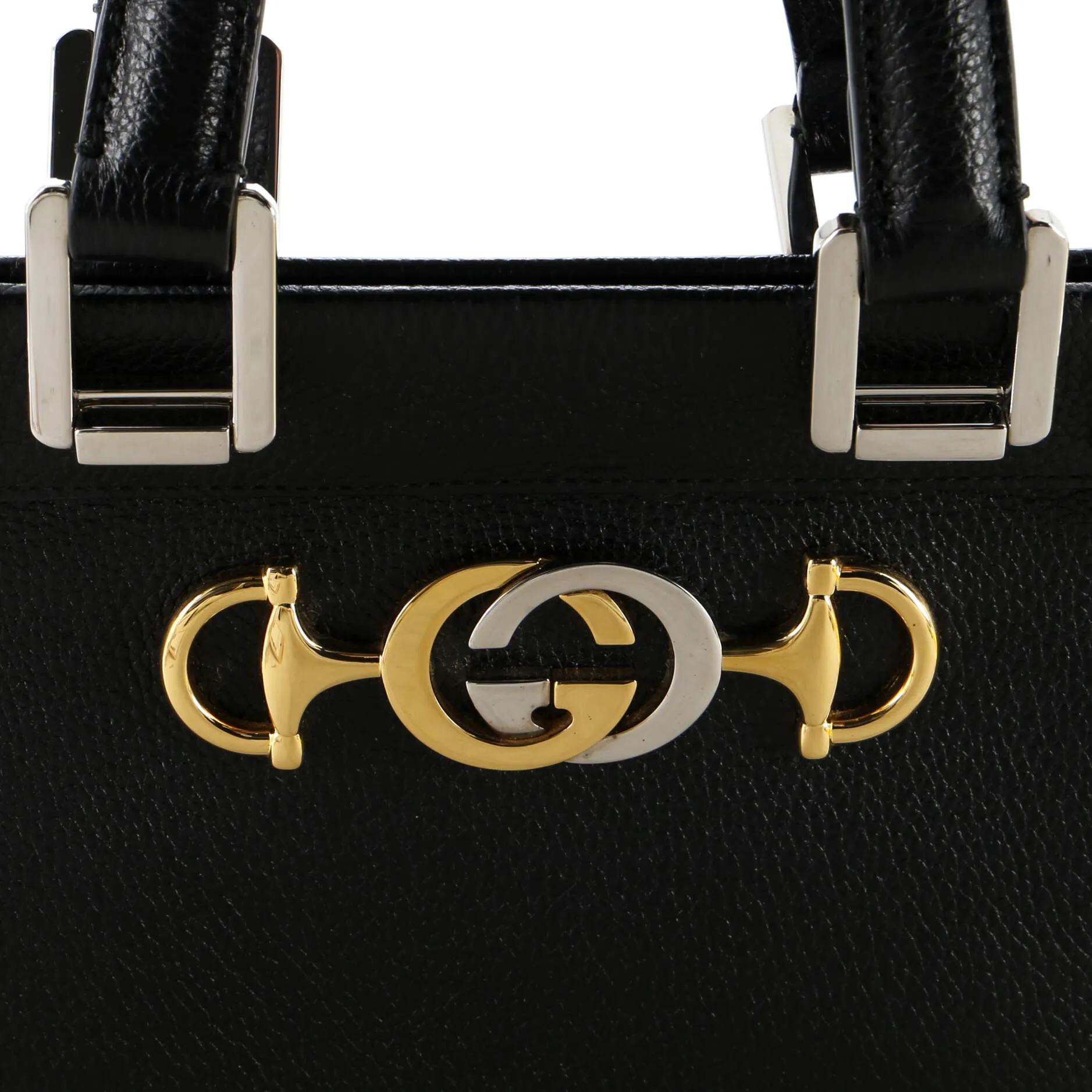 Gucci Zumi Top Handle Bag Leather Small