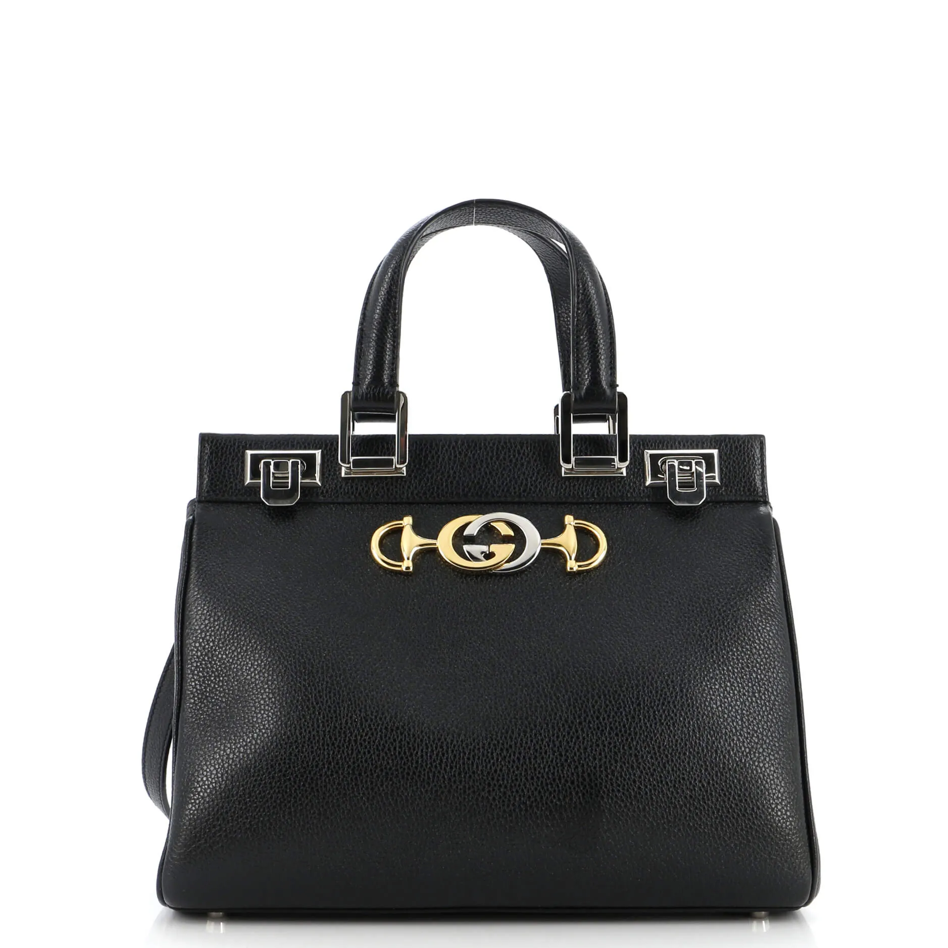 Gucci Zumi Top Handle Bag Leather Small