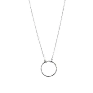 ICHU Rope Twist Eternity Sterling Silver Necklace