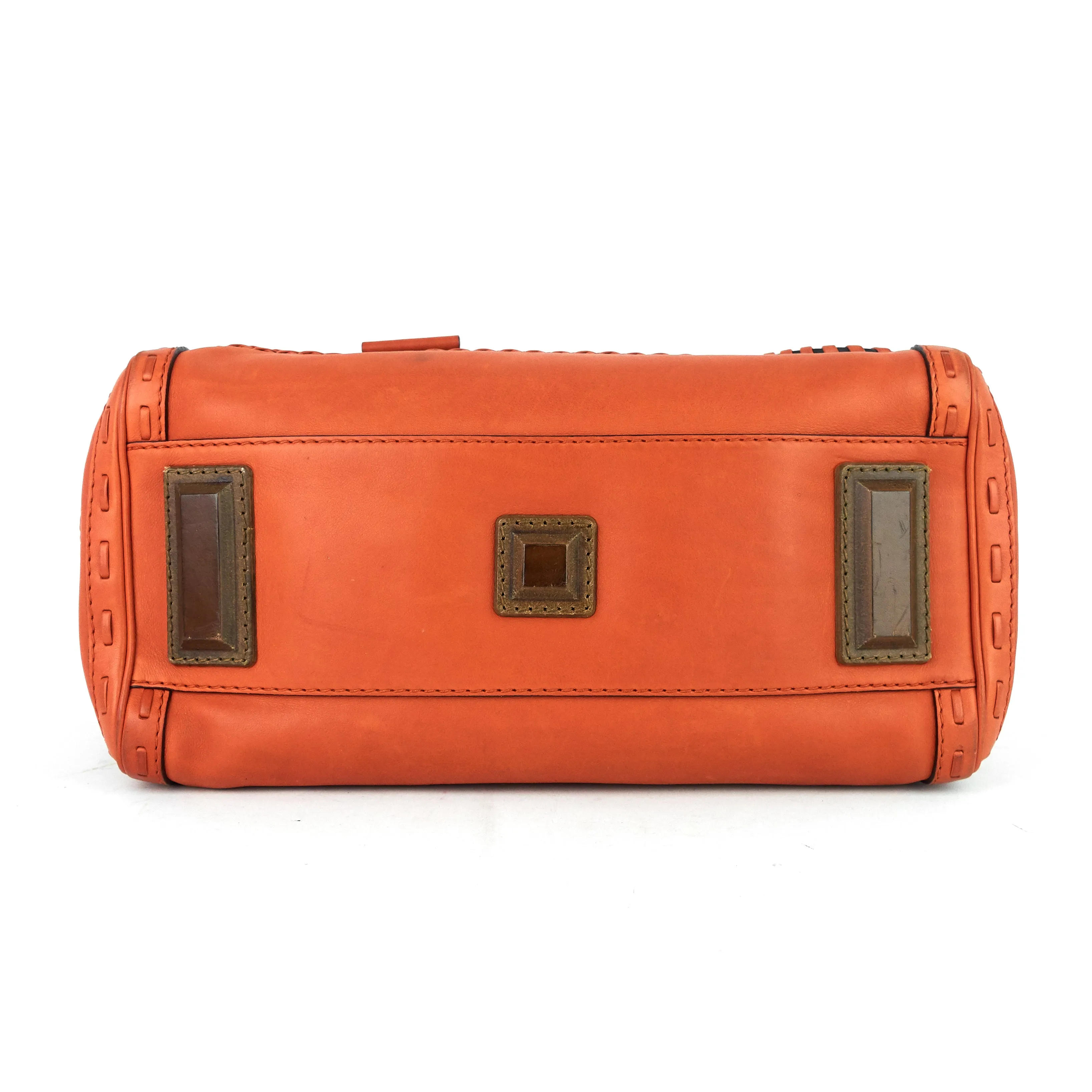 Leather 'Handmade' Medium Top Handle Bag