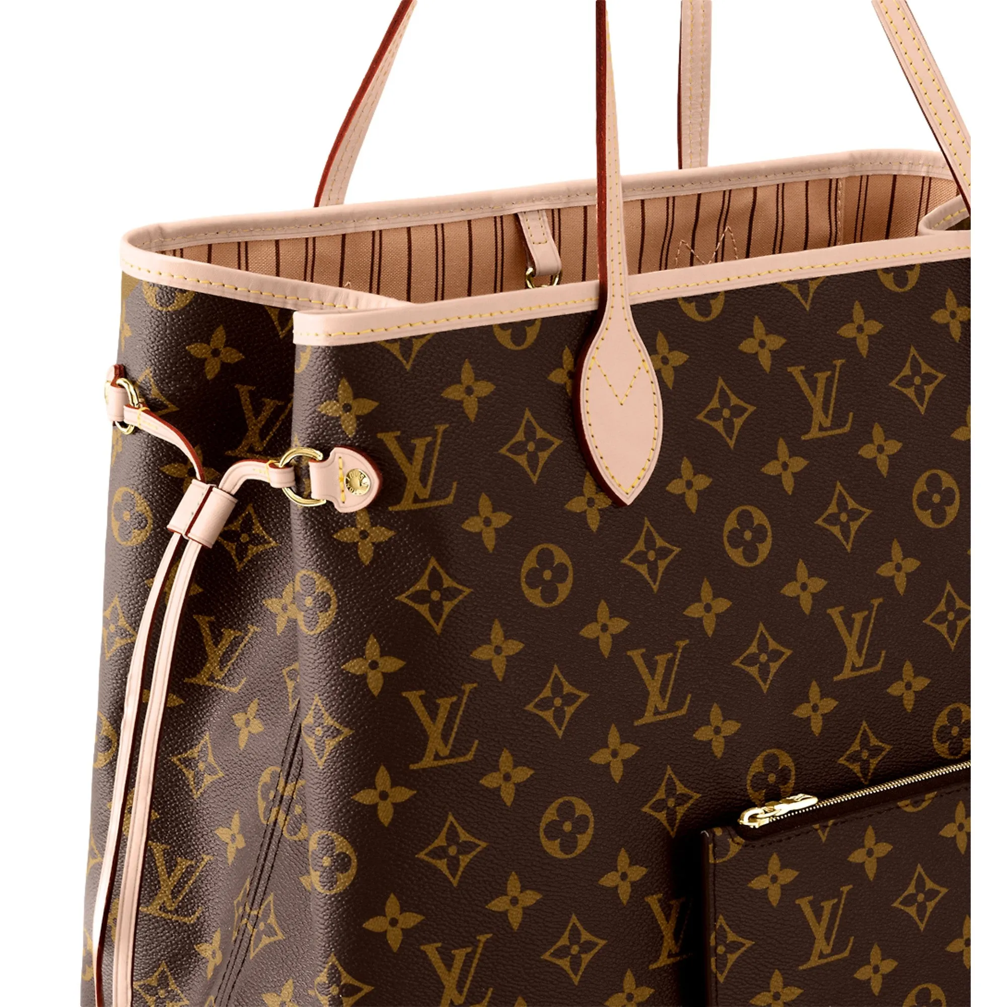 Louis Vuitton Neverfull Brown Tote Monogram Canvas GM