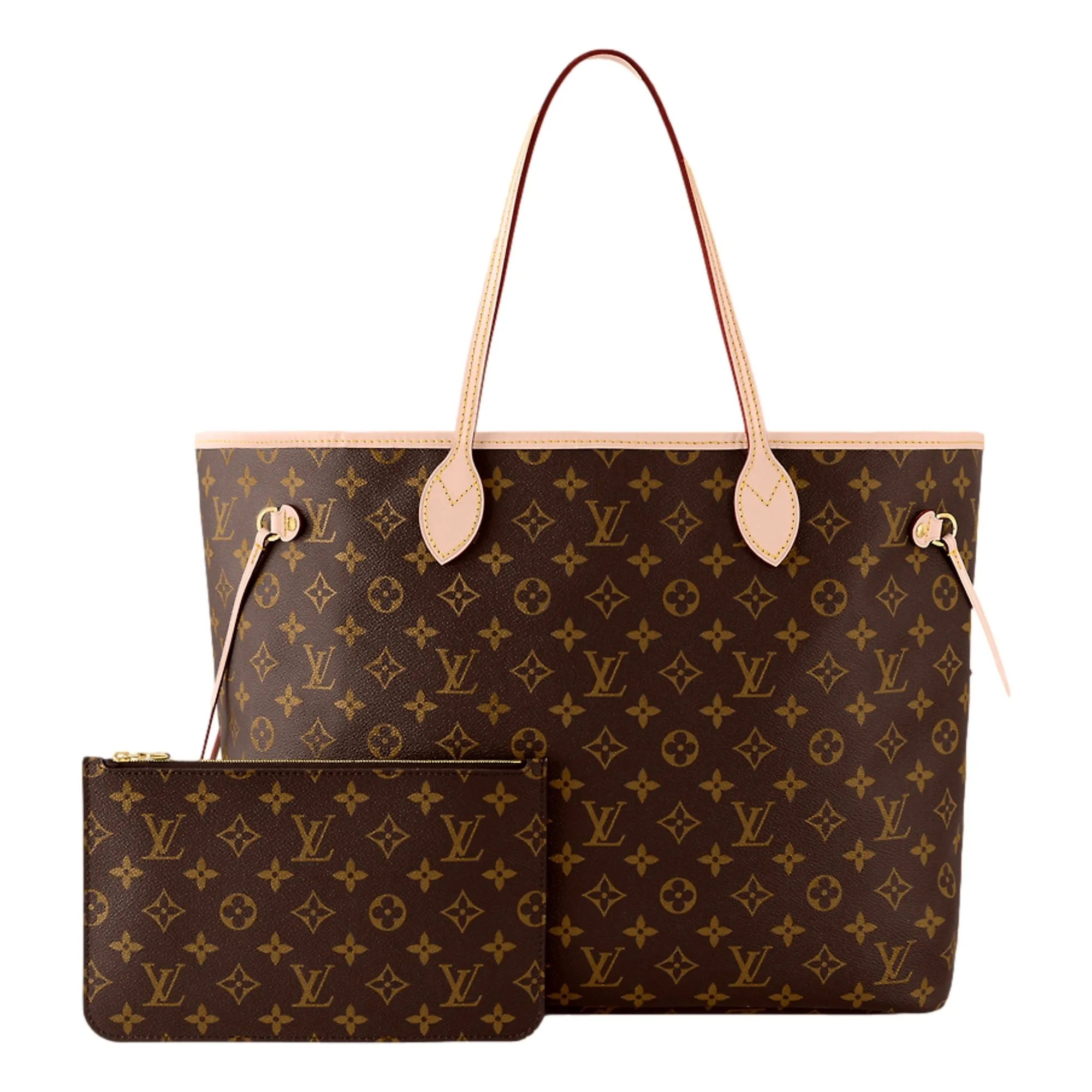 Louis Vuitton Neverfull Brown Tote Monogram Canvas GM