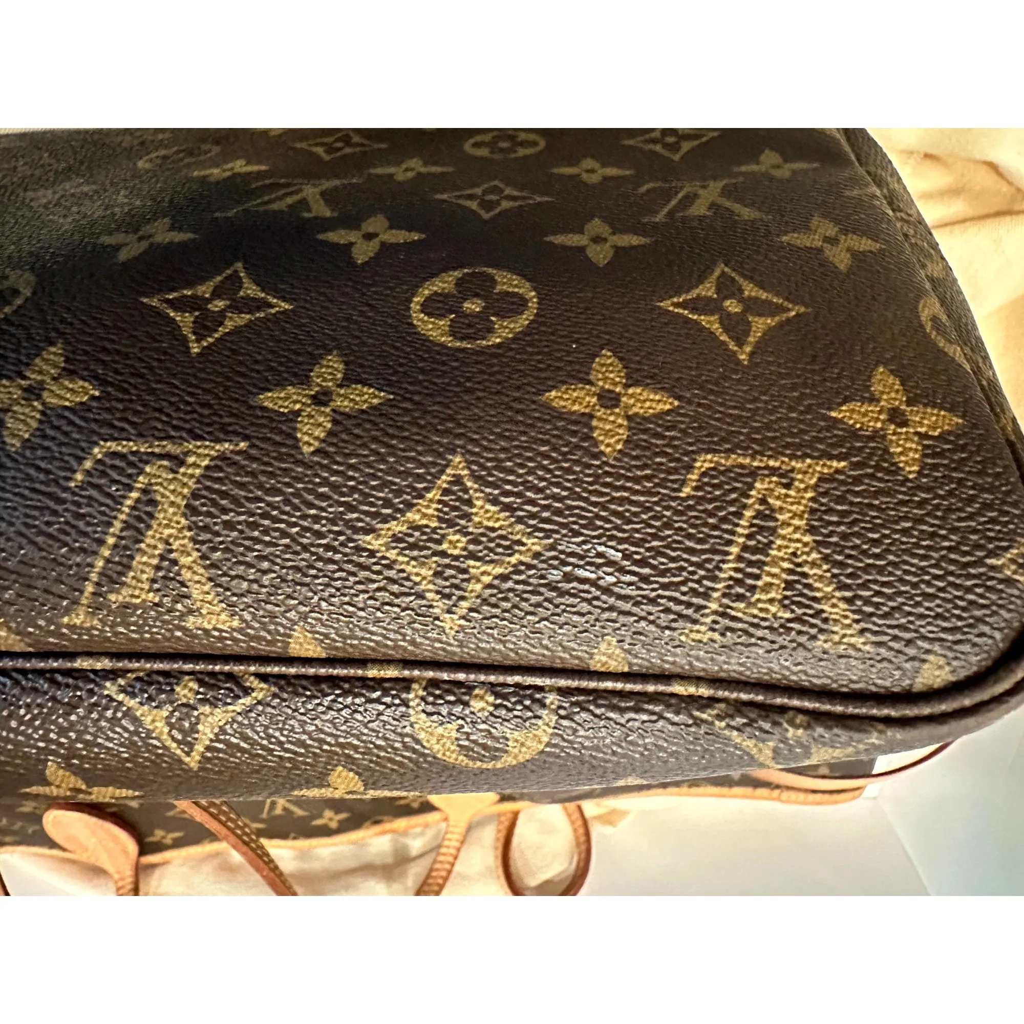 Louis Vuitton Neverfull Brown Tote Monogram Canvas GM
