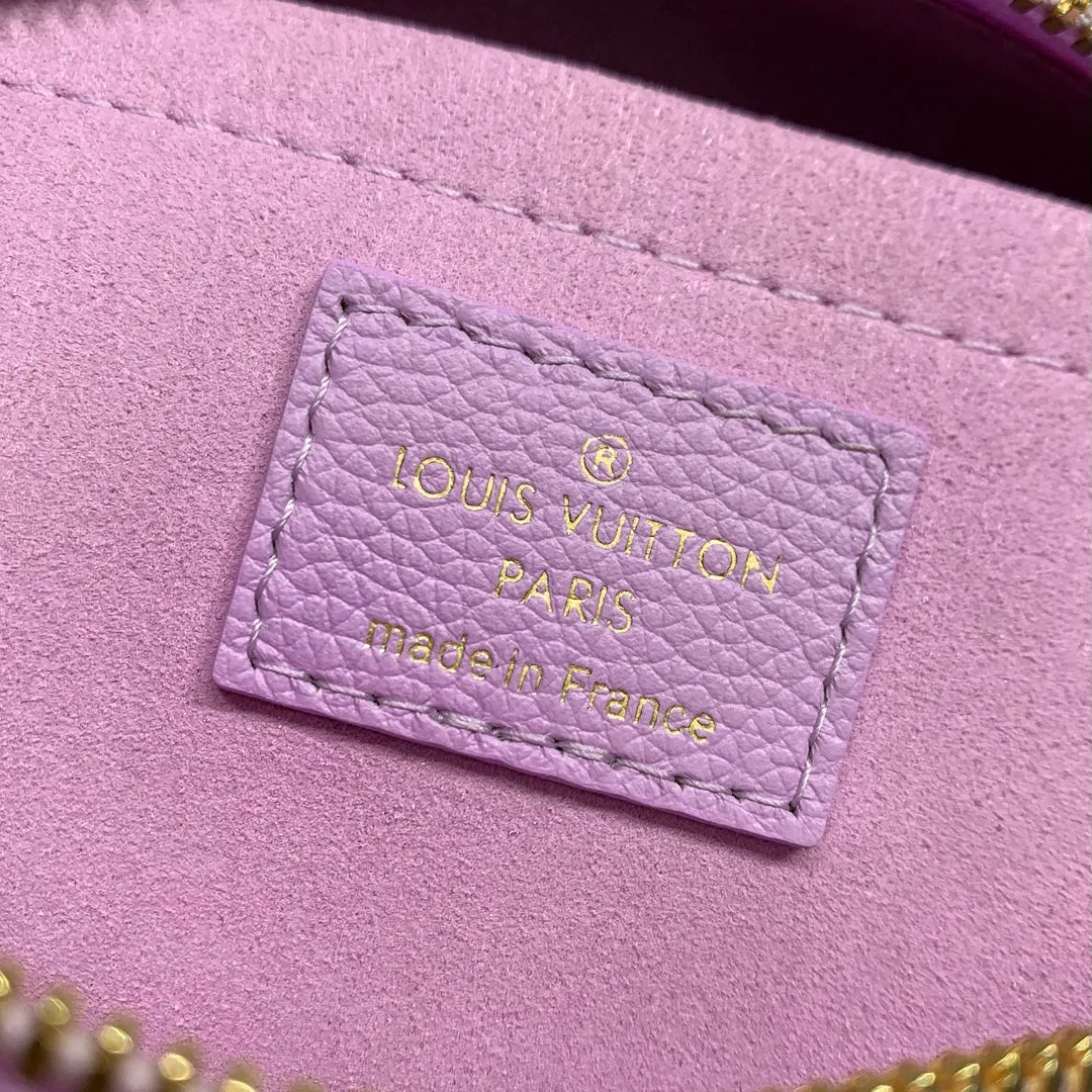 Louis Vuitton SPEEDY 18 IN LAVENDER CALFSKIN GOLD HARDWARE