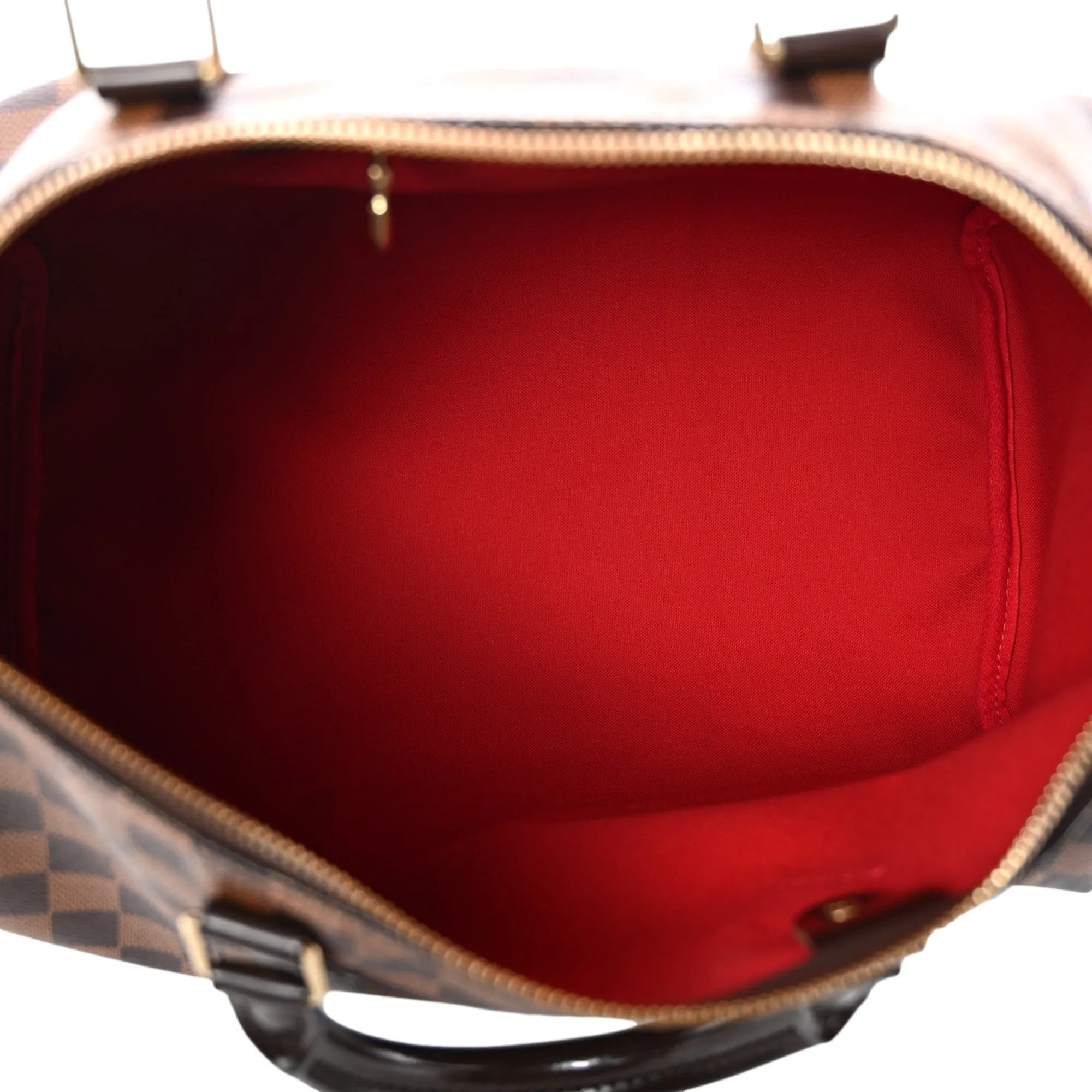 Louis Vuitton Speedy 35 Damier Ebene Top Handle Handbag