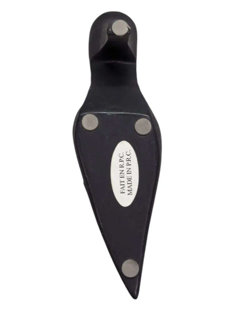 Mini Ceramic Shoe -Black with Pointed Toe