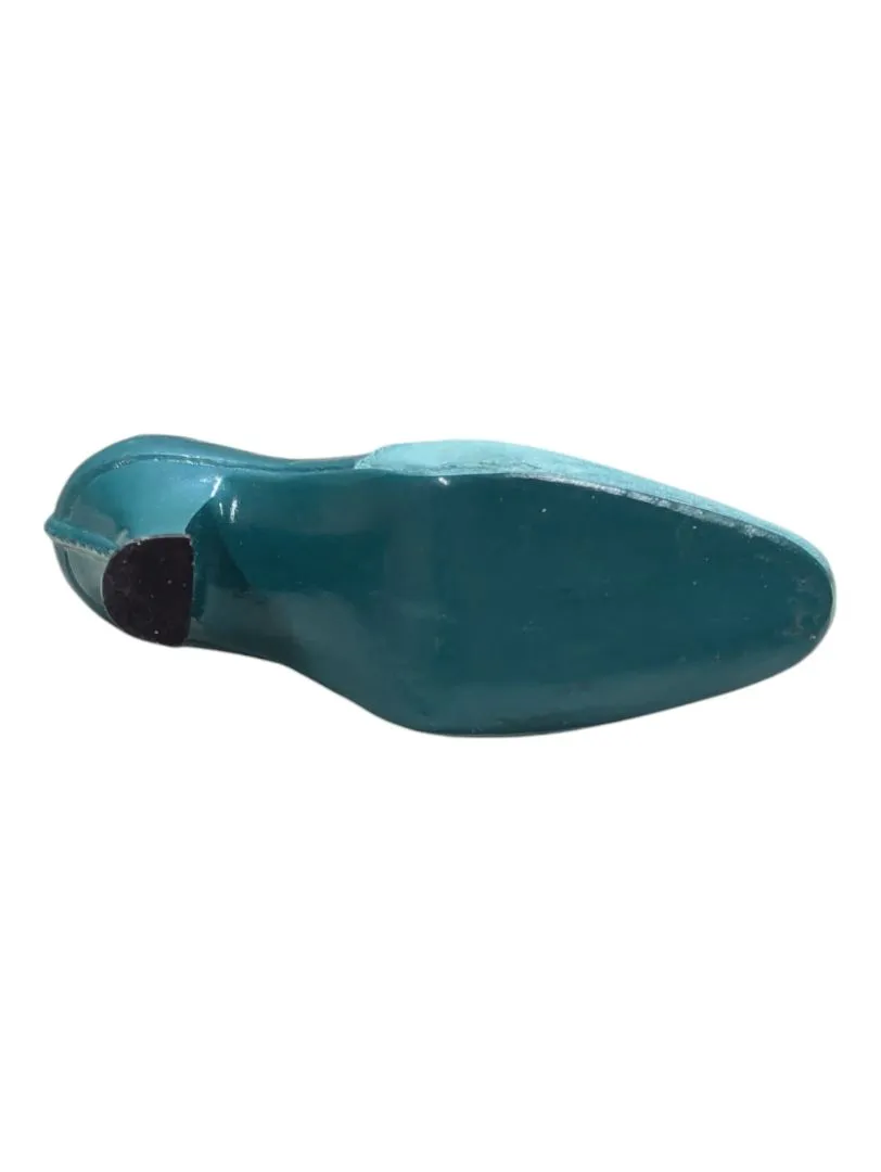 Mini Ceramic Shoe- Blue Cinderalla