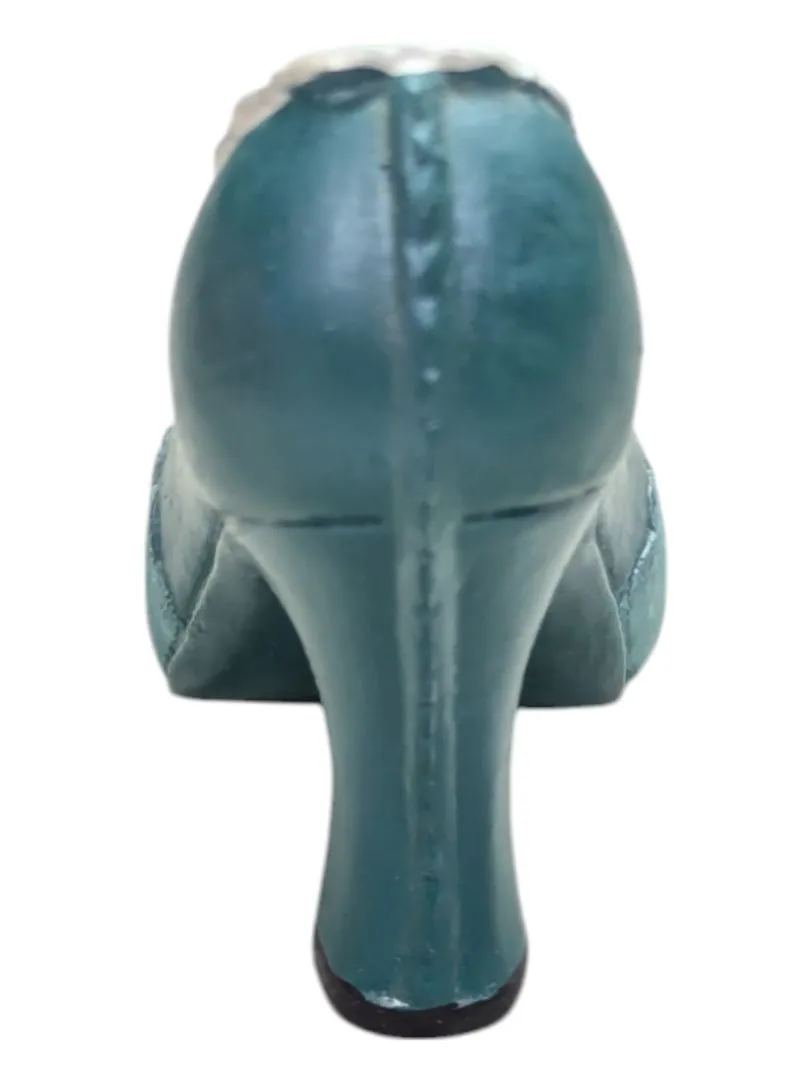 Mini Ceramic Shoe- Blue Cinderalla