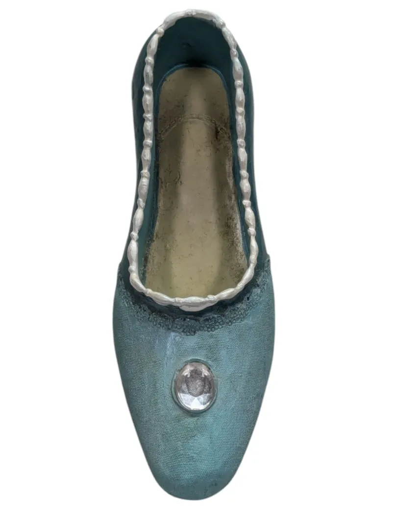 Mini Ceramic Shoe- Blue Cinderalla