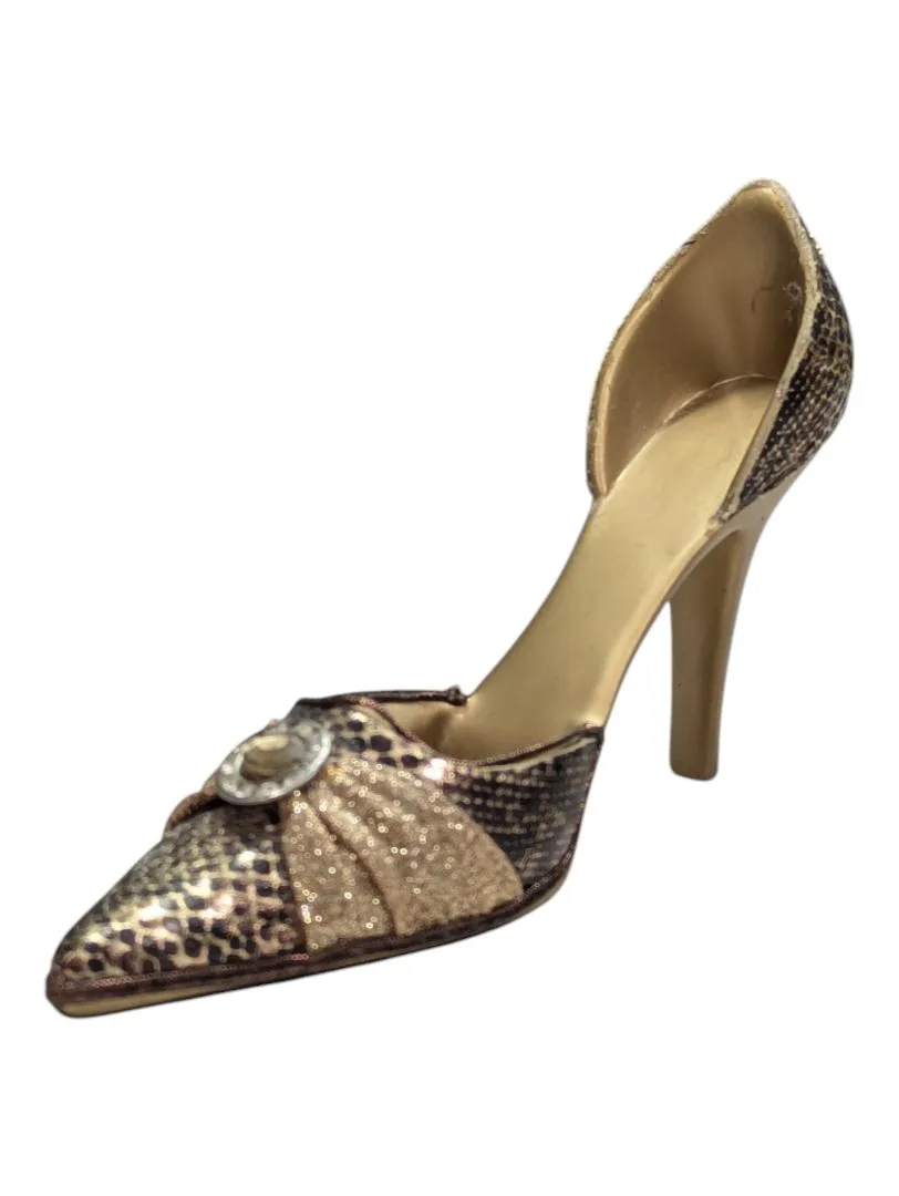 Mini Ceramic Shoe -Snake Skin