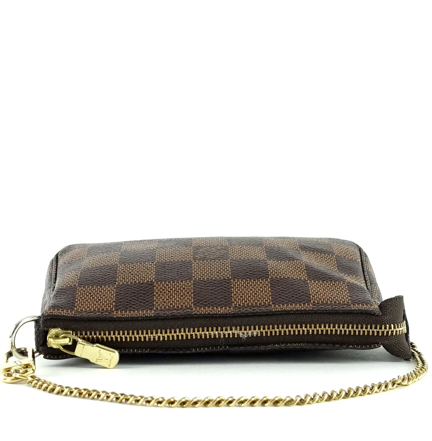 Mini Pochette Accessoires Damier Ebne Canvas Evening Bag