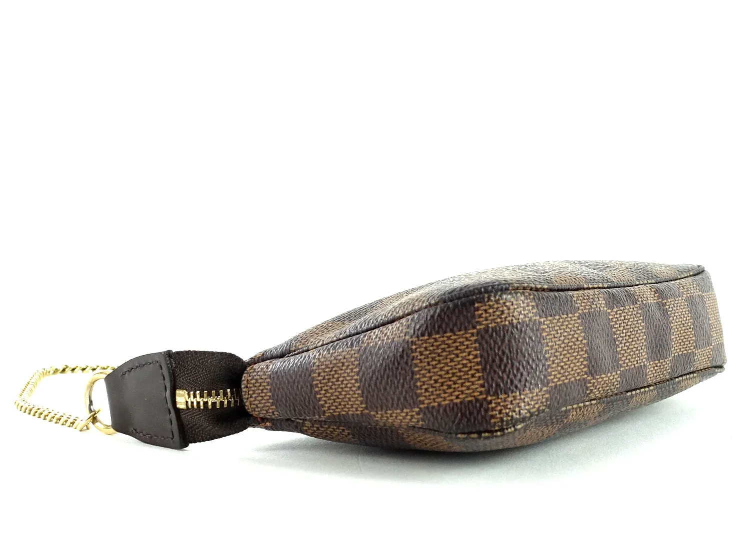 Mini Pochette Accessoires Damier Ebne Canvas Evening Bag