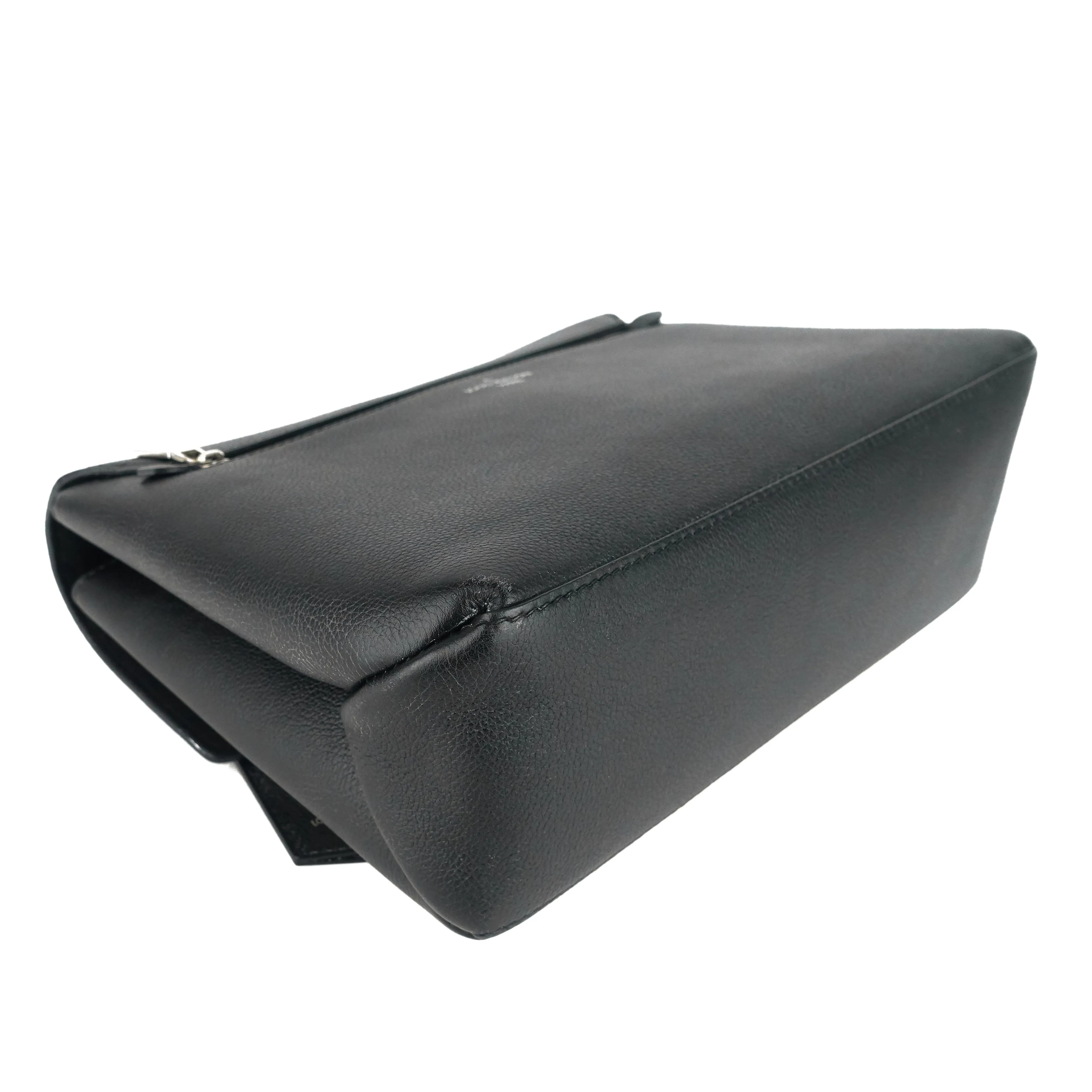 MyLockme Calfskin Leather Top Handle Bag