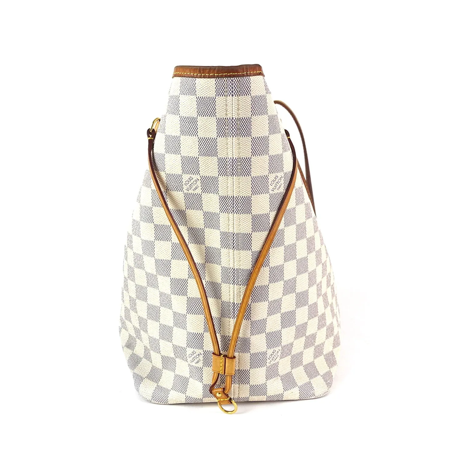 Neverfull GM Damier Azur Canvas Tote Bag with Pouch
