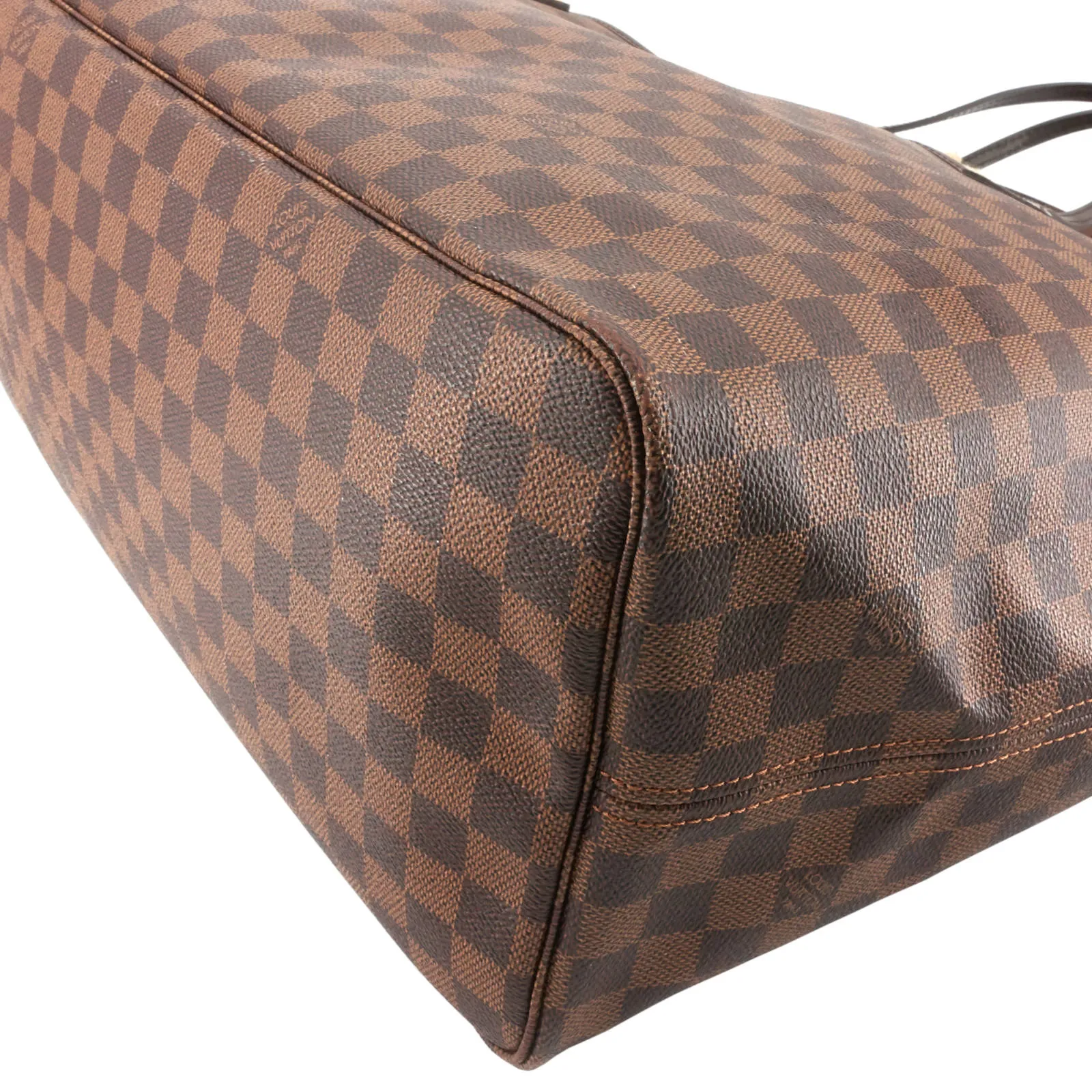 Neverfull GM Damier Ebene Canvas Bag with Pouch