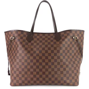 Neverfull GM Damier Ebene Canvas Tote Bag
