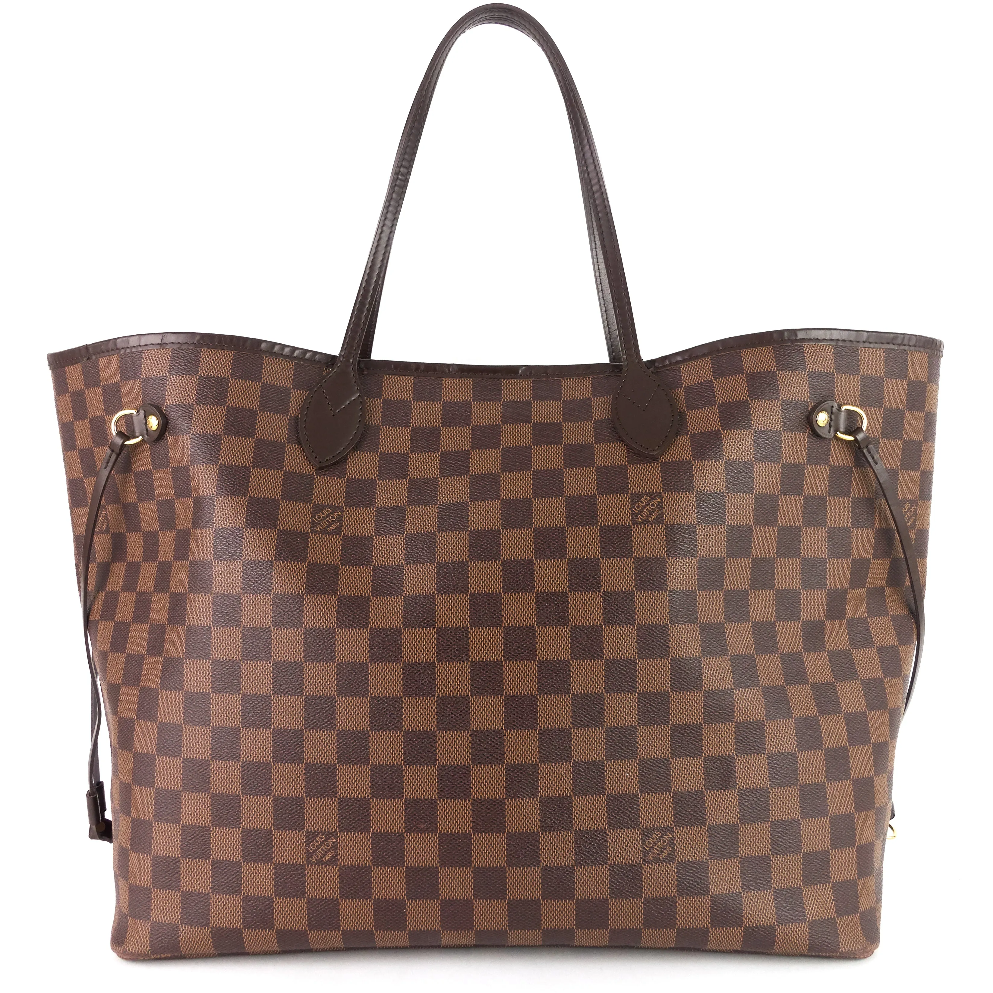 Neverfull GM Damier Ebene Canvas Tote Bag