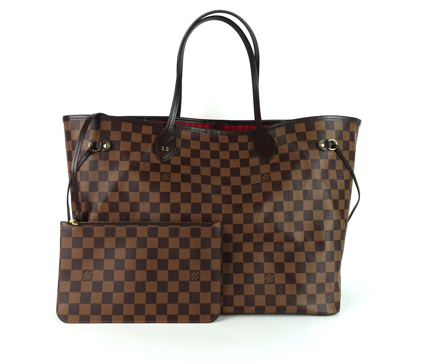 Neverfull GM Damier Ebne Canvas Tote Bag