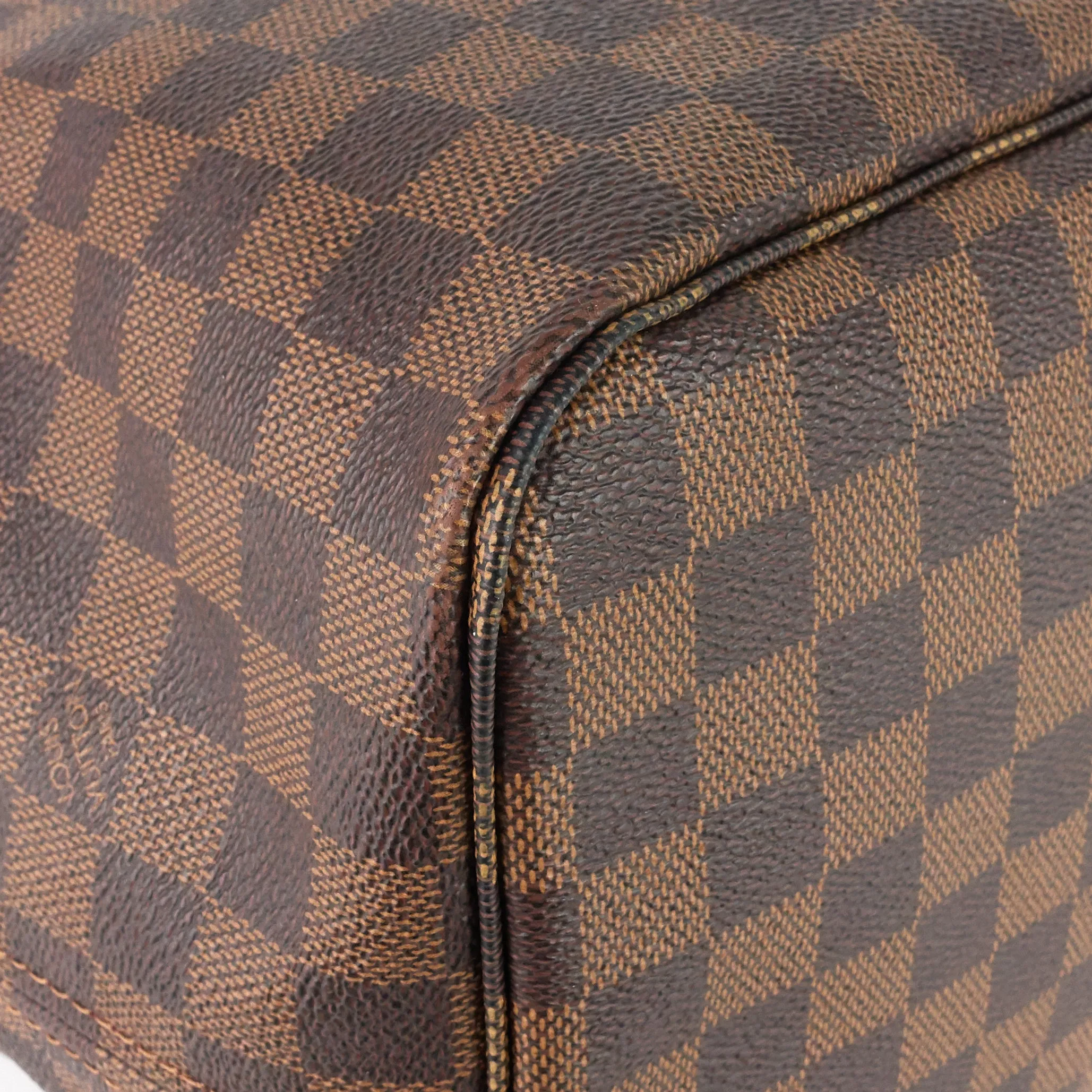 Neverfull GM with Pouch Damier Ebene Tote Bag