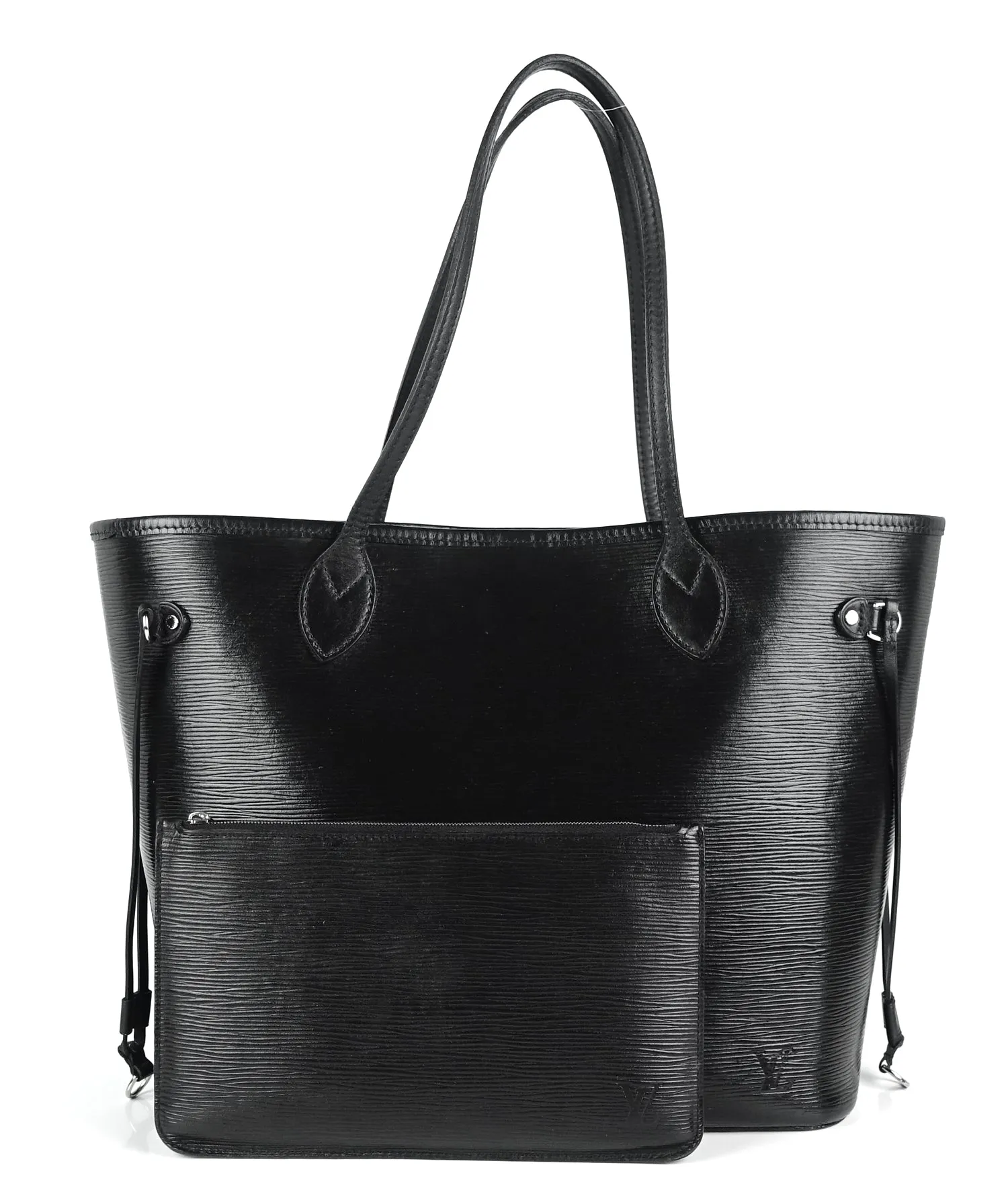 Neverfull MM Black Epi Leather Bag