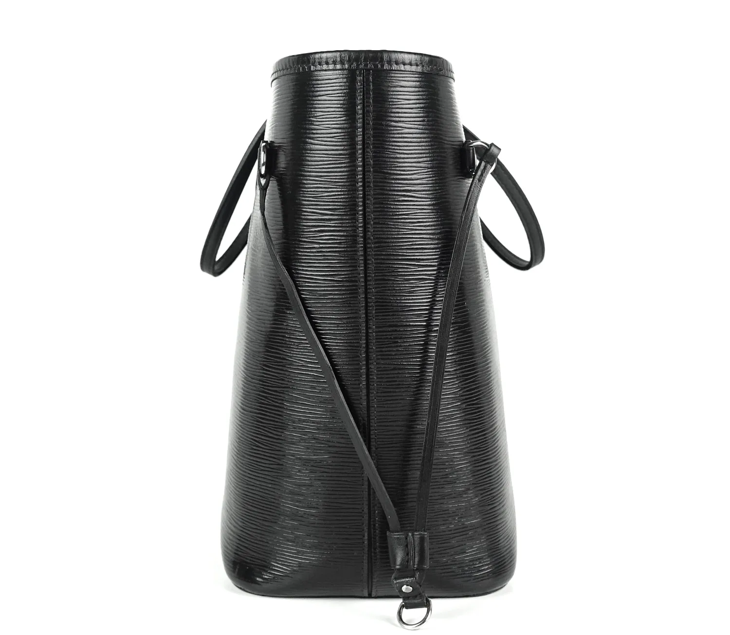 Neverfull MM Black Epi Leather Bag