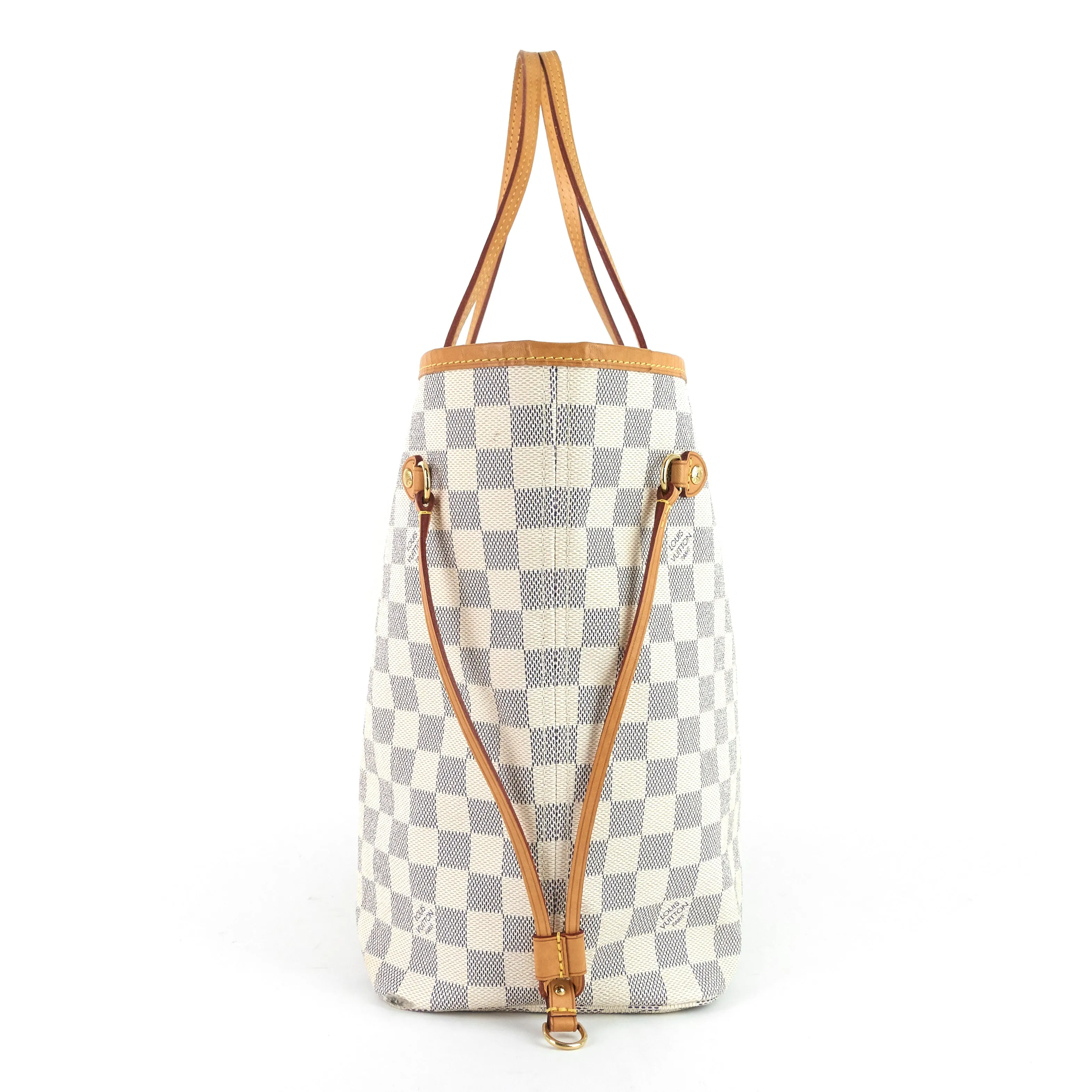 Neverfull MM Damier Azur Canvas Bag