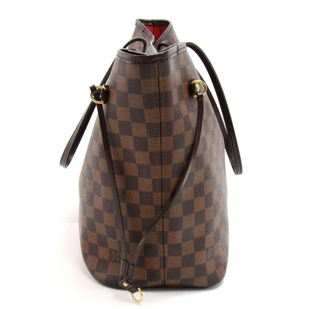 Neverfull MM Damier Ebne Canvas Tote Bag