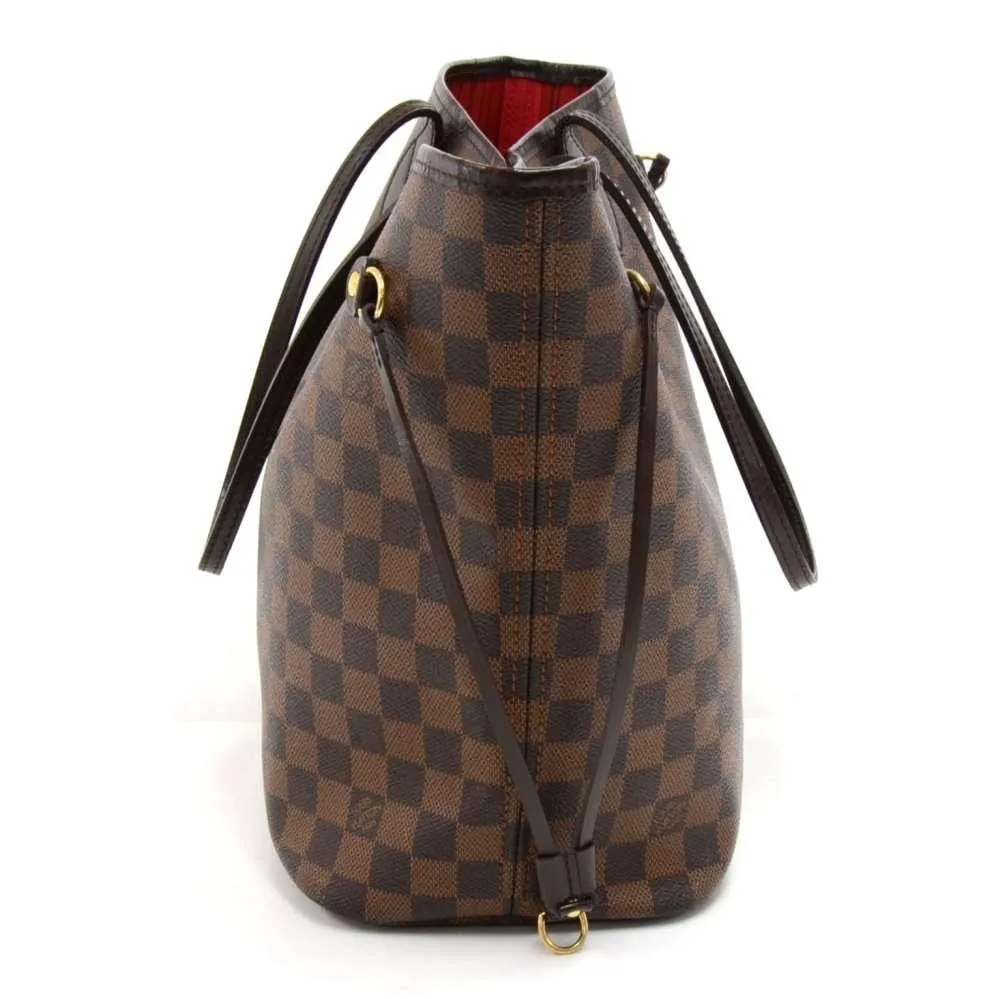 Neverfull MM Damier Ebne Canvas Tote Bag