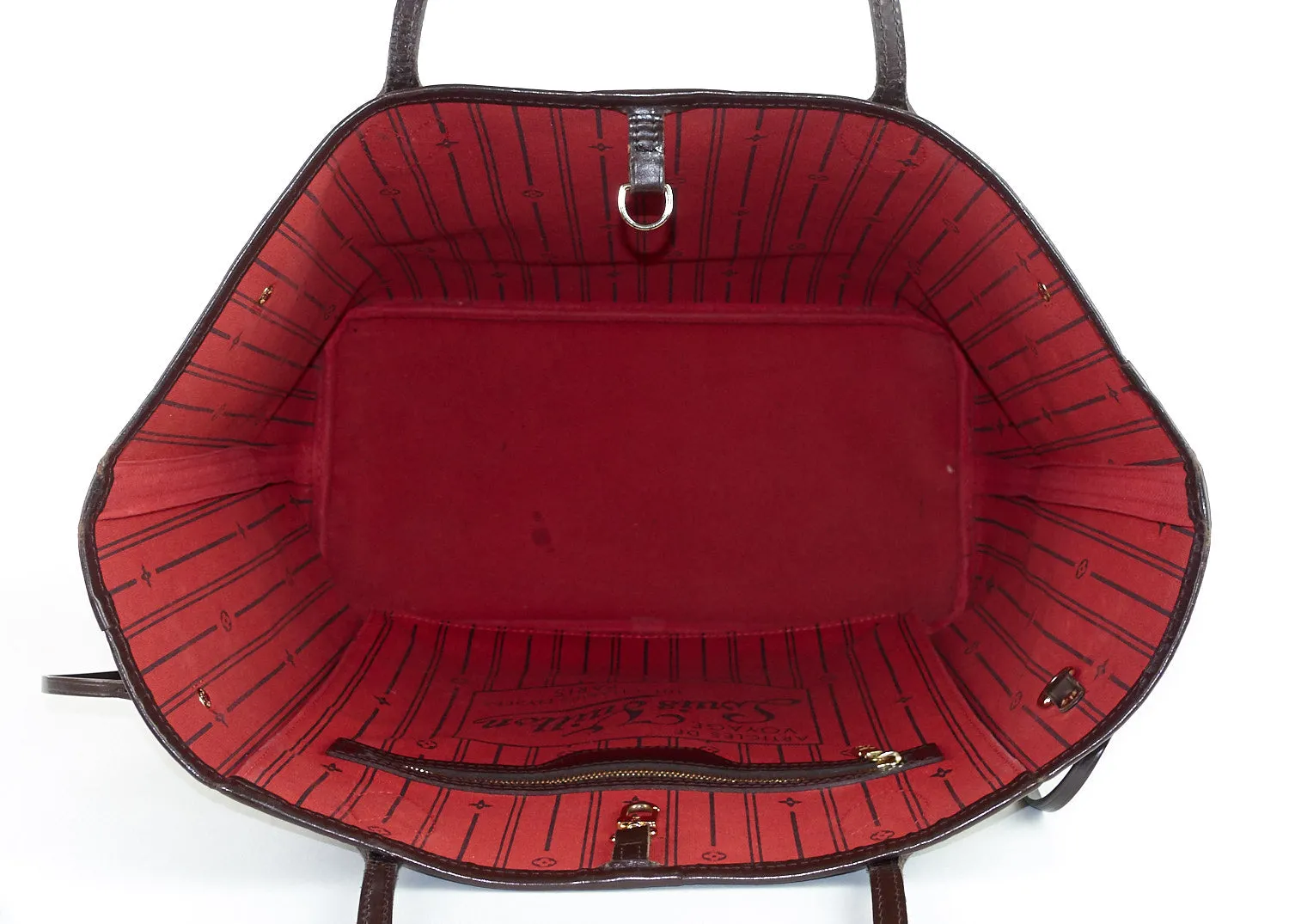 Neverfull MM Damier Ebne Canvas Tote Bag