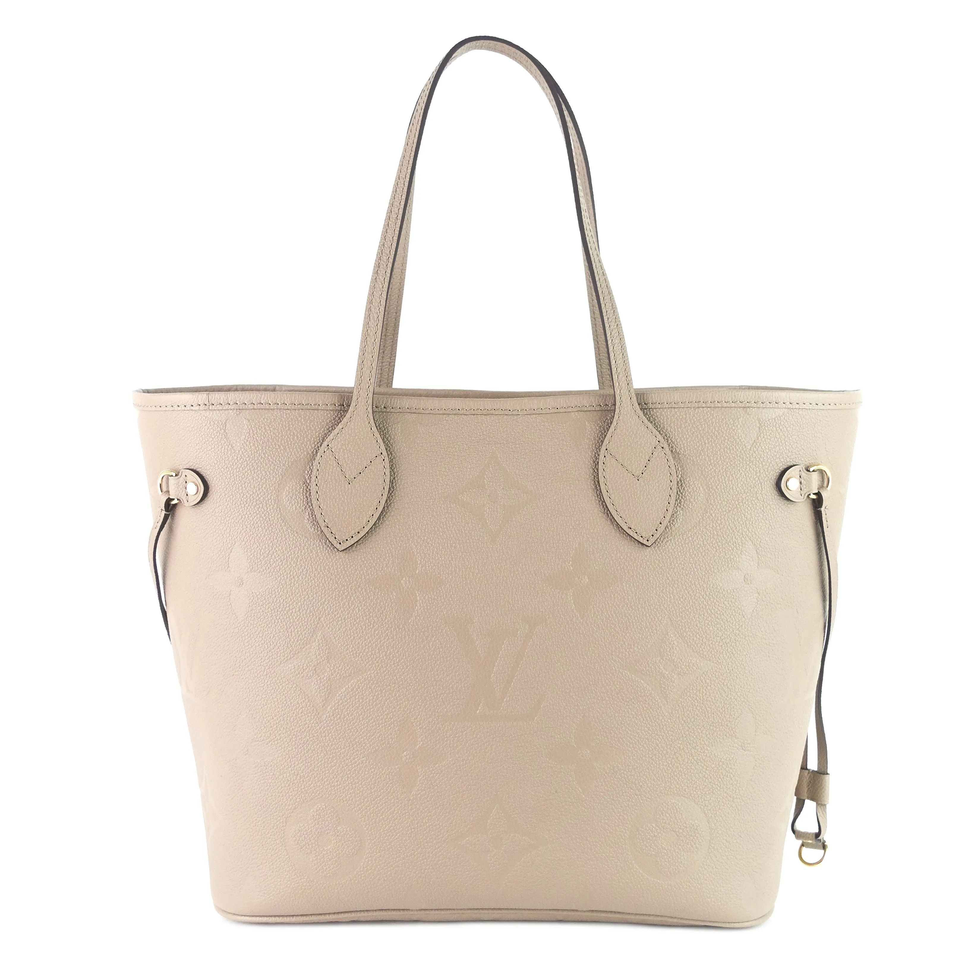 Neverfull MM Giant Monogram Empreinte Leather Tote Bag