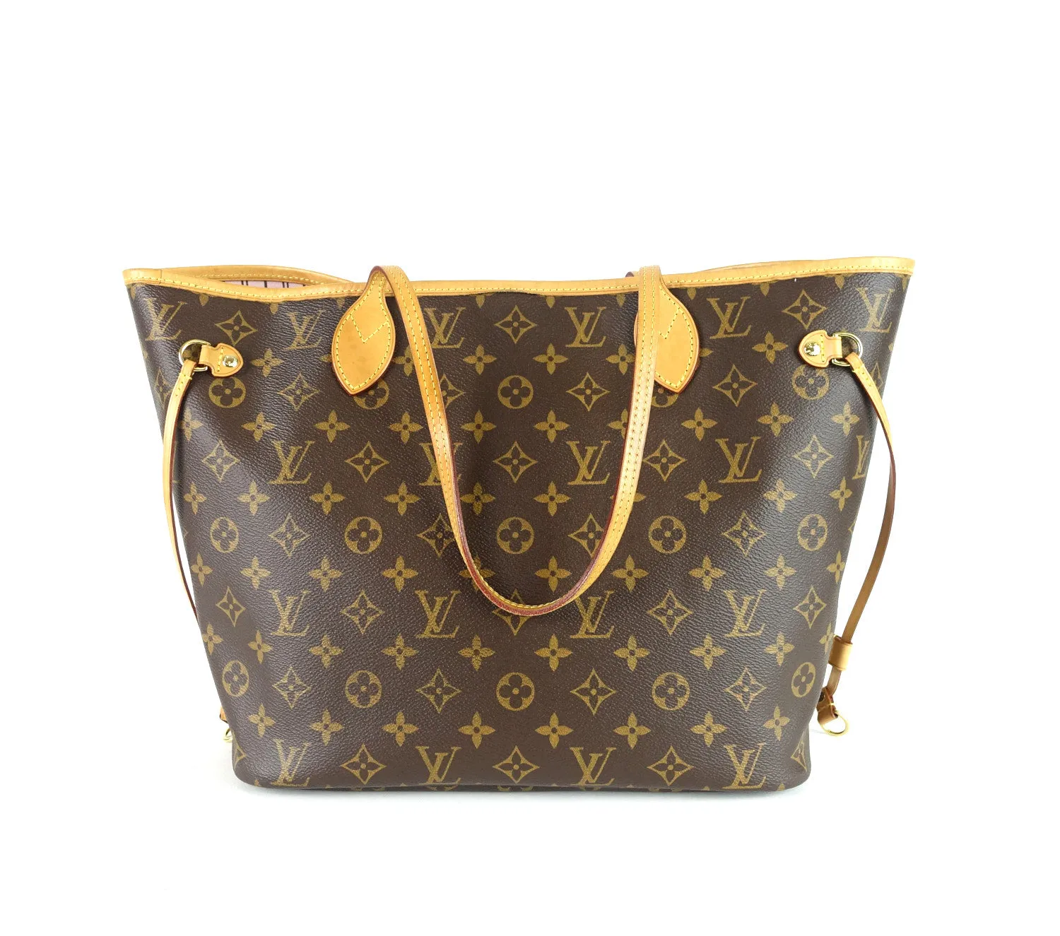 Neverfull MM Monogram Canvas Tote Bag with Pochette
