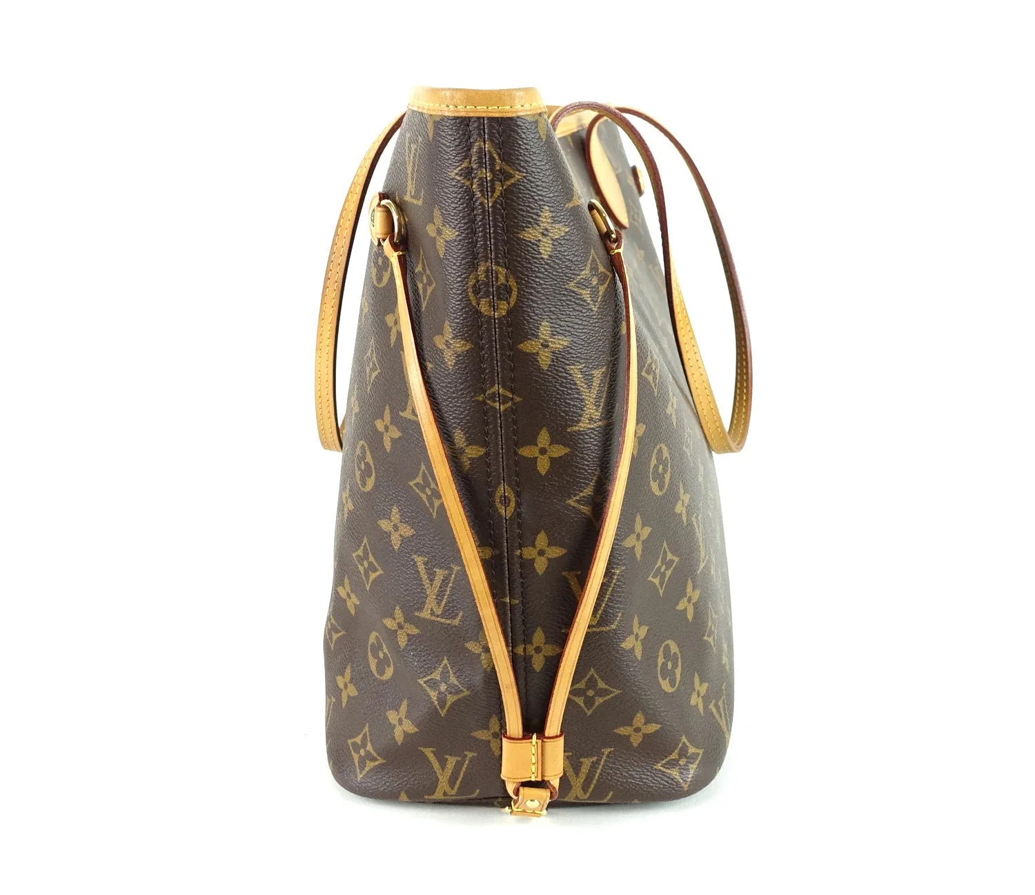Neverfull MM Monogram Canvas Tote Bag with Pochette