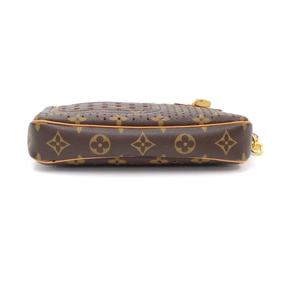 Perforated Monogram Canvas Accessoires Evening Bag - 2006 Limited Edition