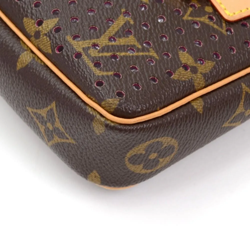 Perforated Monogram Canvas Accessoires Evening Bag - 2006 Limited Edition