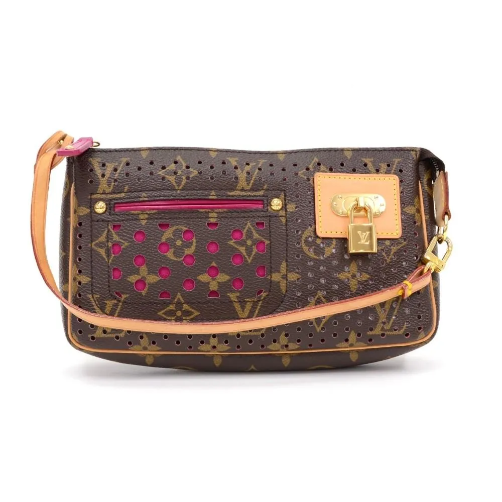 Perforated Monogram Canvas Accessoires Evening Bag - 2006 Limited Edition