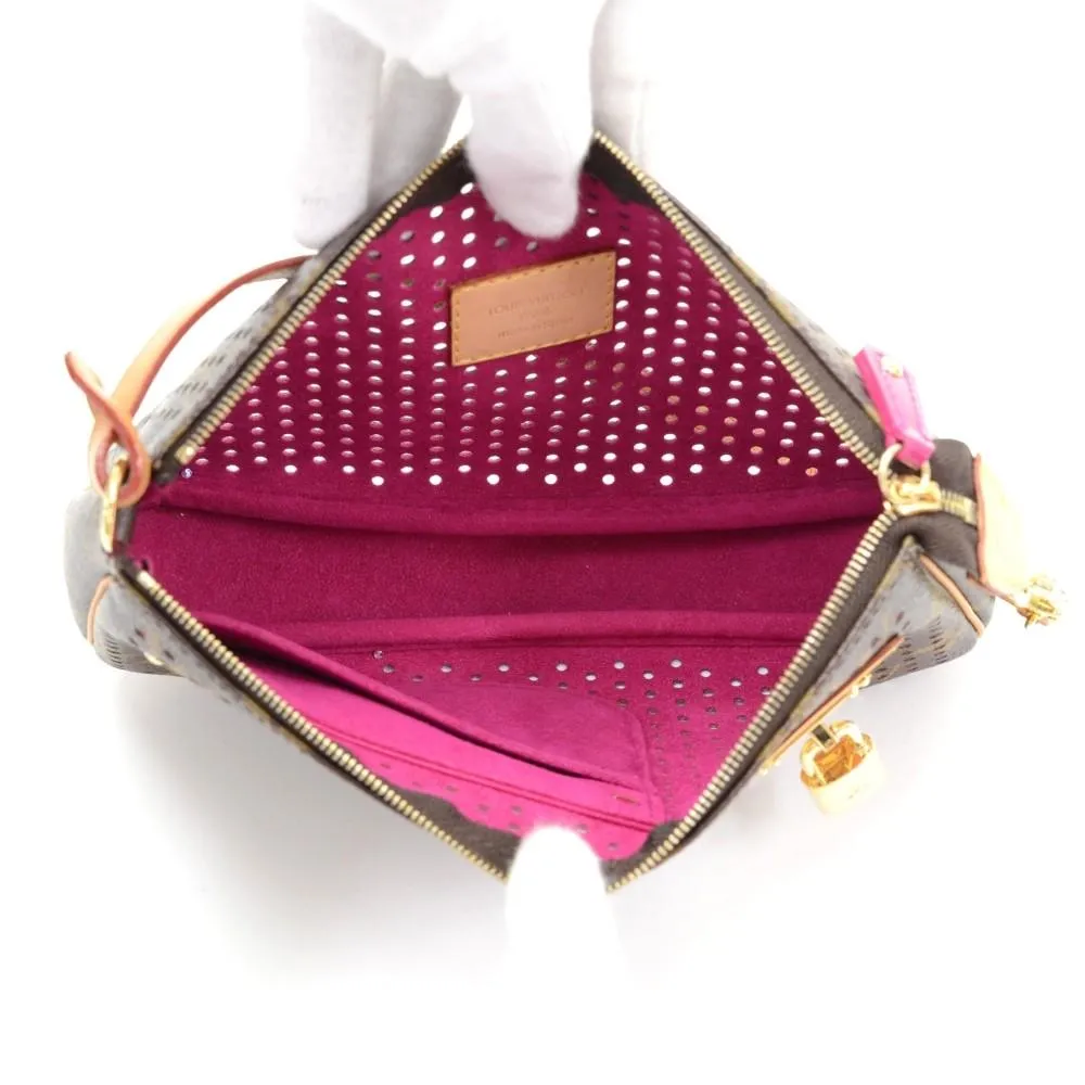 Perforated Monogram Canvas Accessoires Evening Bag - 2006 Limited Edition