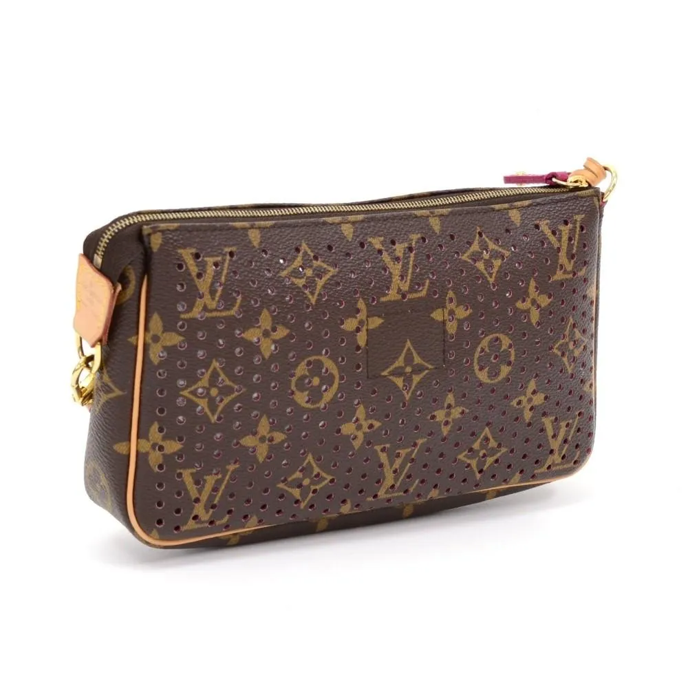 Perforated Monogram Canvas Accessoires Evening Bag - 2006 Limited Edition