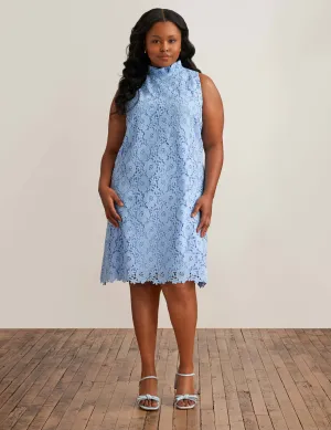 Plus Size Sleeveless Shift Dress