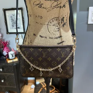 The Chick Crossbody - Upcycled LV in Monogram