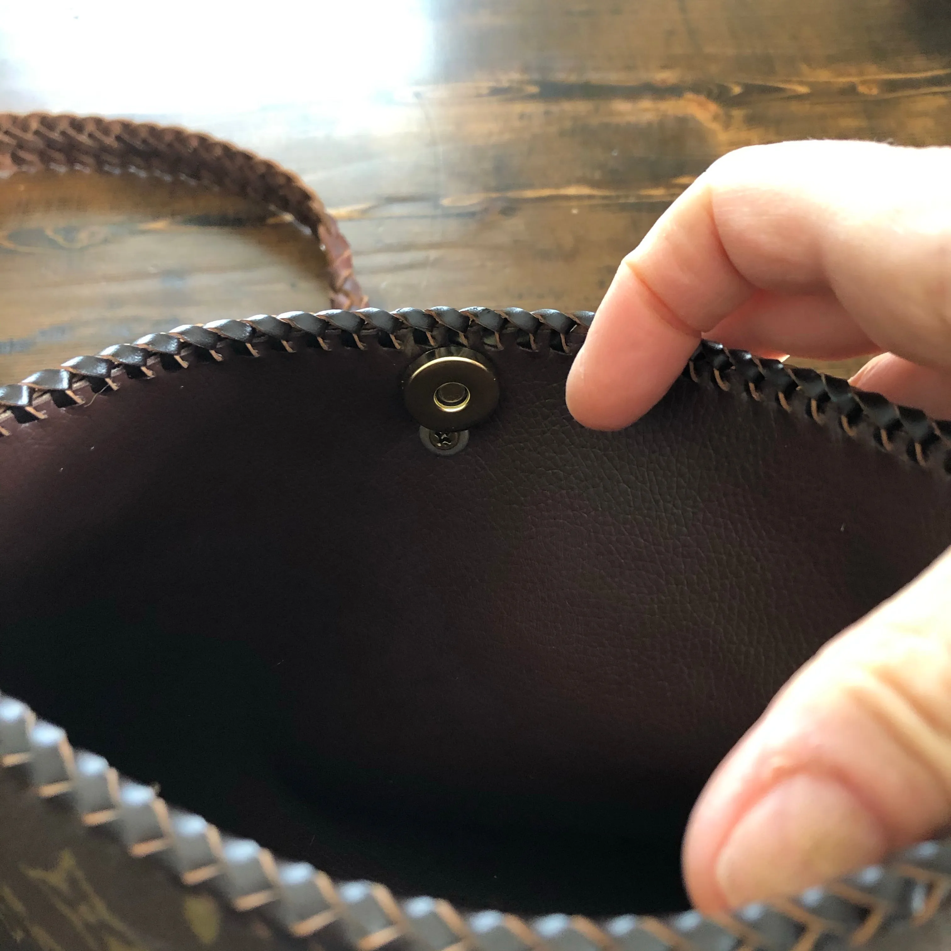 The Swan - Vintage Monogram Golden Crossbody